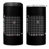 Funny 67 Math Coordinates Christmas 4 in 1 Can Cooler Tumbler Dabbing Santa Teacher Student Six Seven Meme - Wonder Print Shop