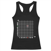 Funny 67 Math Coordinates Christmas Racerback Tank Top Dabbing Santa Teacher Student Six Seven Meme - Wonder Print Shop