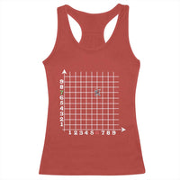 Funny 67 Math Coordinates Christmas Racerback Tank Top Dabbing Santa Teacher Student Six Seven Meme - Wonder Print Shop