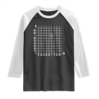 Funny 67 Math Coordinates Christmas Raglan Shirt Dabbing Santa Teacher Student Six Seven Meme - Wonder Print Shop