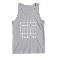 Funny 67 Math Coordinates Christmas Tank Top Dabbing Santa Teacher Student Six Seven Meme - Wonder Print Shop
