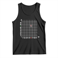 Funny 67 Math Coordinates Christmas Tank Top Dabbing Santa Teacher Student Six Seven Meme - Wonder Print Shop