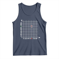 Funny 67 Math Coordinates Christmas Tank Top Dabbing Santa Teacher Student Six Seven Meme - Wonder Print Shop