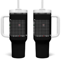 Funny 67 Math Coordinates Christmas Tumbler With Handle Dabbing Santa Teacher Student Six Seven Meme - Wonder Print Shop