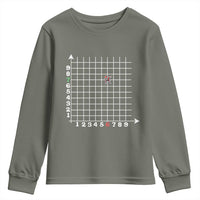 Funny 67 Math Coordinates Christmas Youth Sweatshirt Dabbing Santa Teacher Student Six Seven Meme - Wonder Print Shop