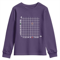 Funny 67 Math Coordinates Christmas Youth Sweatshirt Dabbing Santa Teacher Student Six Seven Meme - Wonder Print Shop