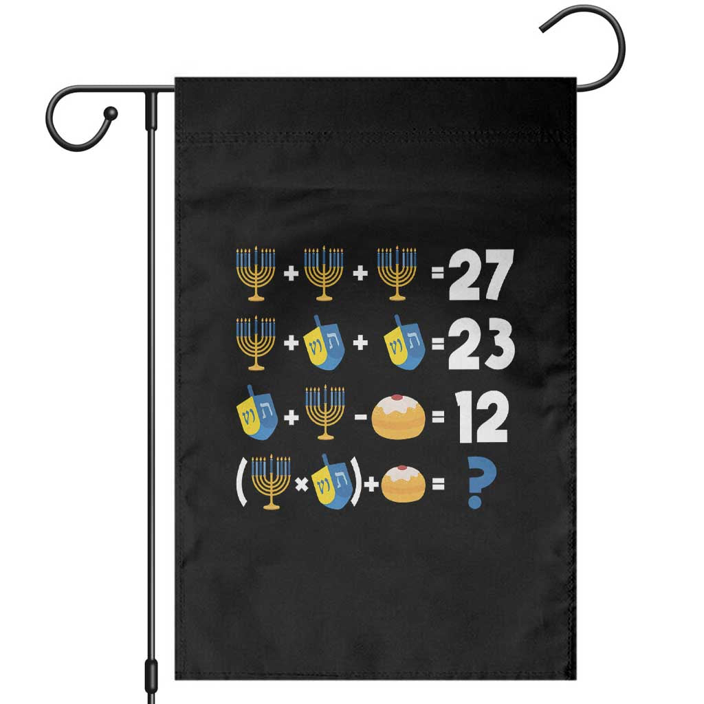 Funny Hanukkah 67 Math Garden Flag Teacher Chanukah Six Seven Meme - Wonder Print Shop
