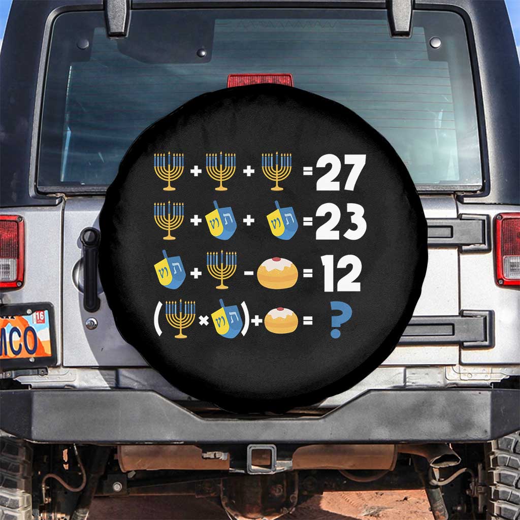 Funny Hanukkah 67 Math Spare Tire Cover Teacher Chanukah Six Seven Meme - Wonder Print Shop