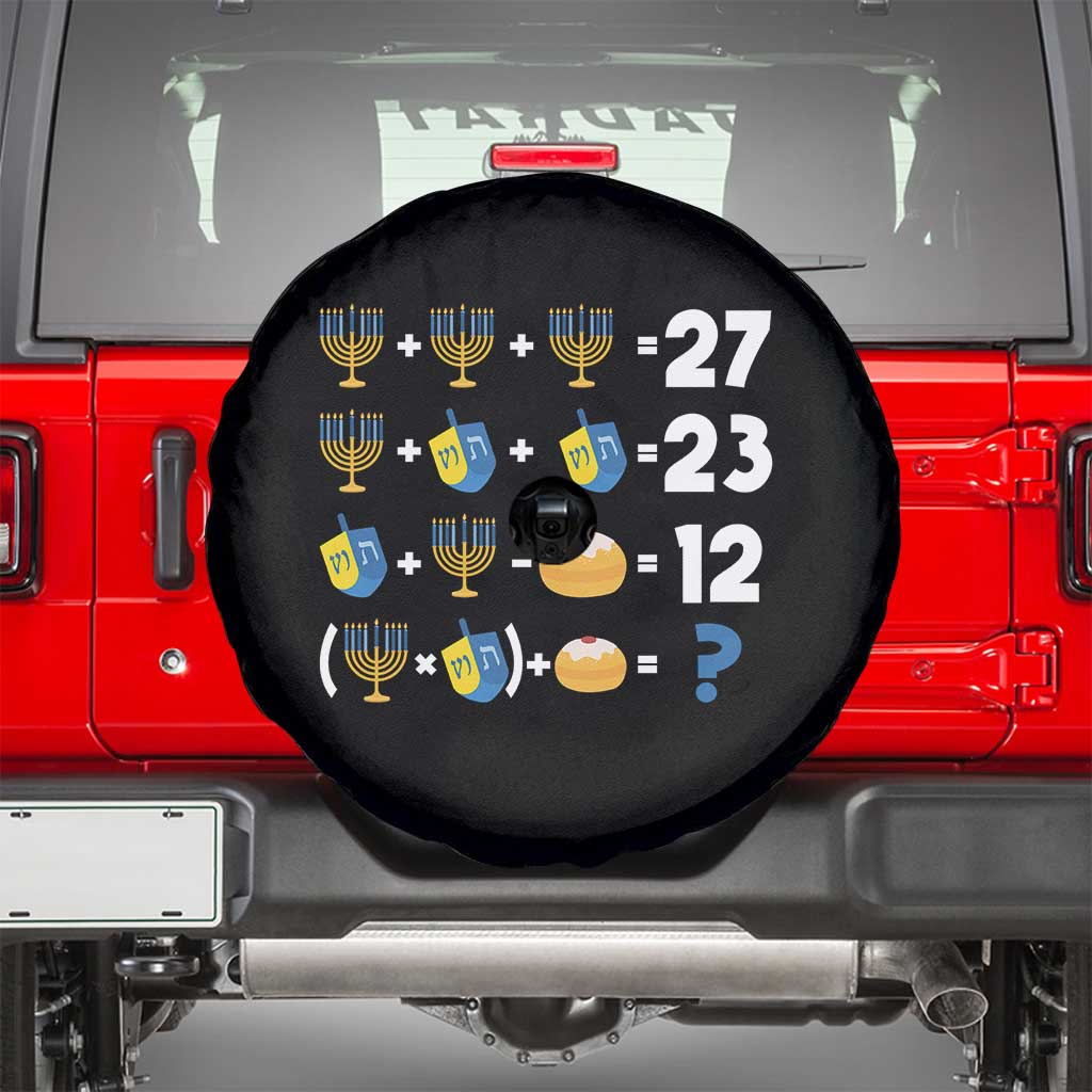 Funny Hanukkah 67 Math Spare Tire Cover Teacher Chanukah Six Seven Meme - Wonder Print Shop