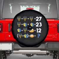 Funny Hanukkah 67 Math Spare Tire Cover Teacher Chanukah Six Seven Meme - Wonder Print Shop