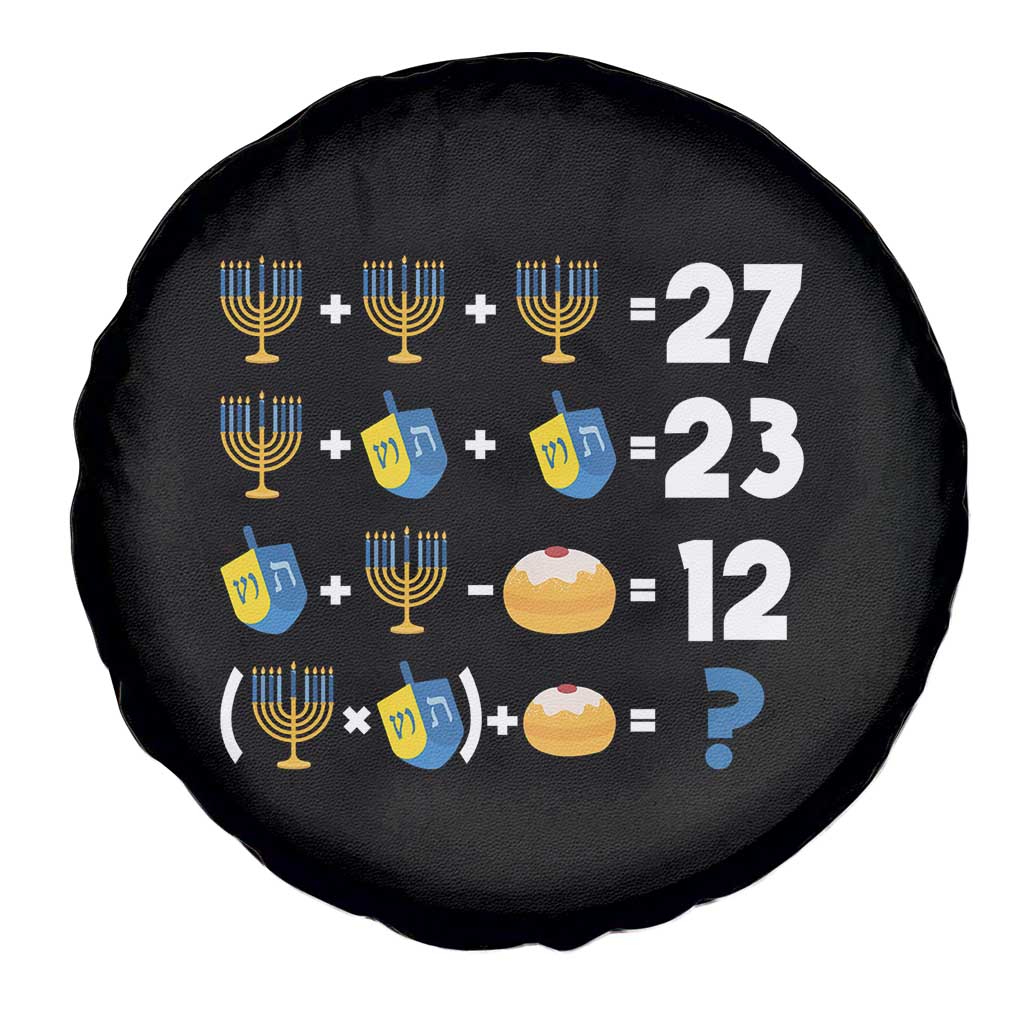 Funny Hanukkah 67 Math Spare Tire Cover Teacher Chanukah Six Seven Meme - Wonder Print Shop