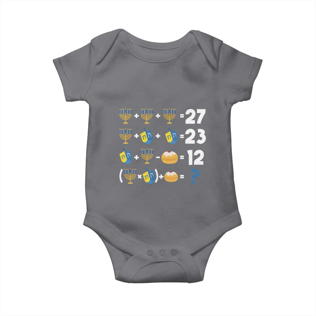 Funny Hanukkah 67 Math Baby Onesie Teacher Chanukah Six Seven Meme - Wonder Print Shop
