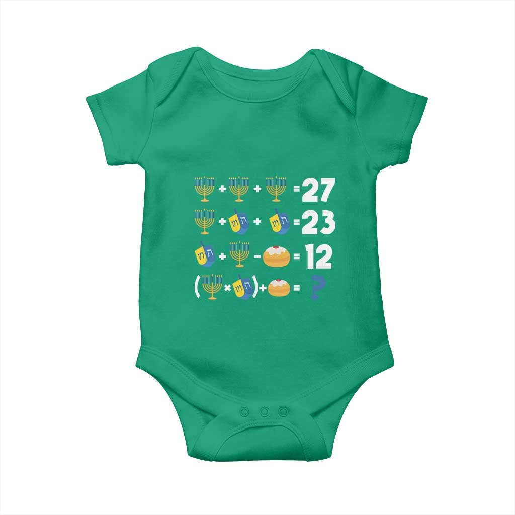 Funny Hanukkah 67 Math Baby Onesie Teacher Chanukah Six Seven Meme - Wonder Print Shop