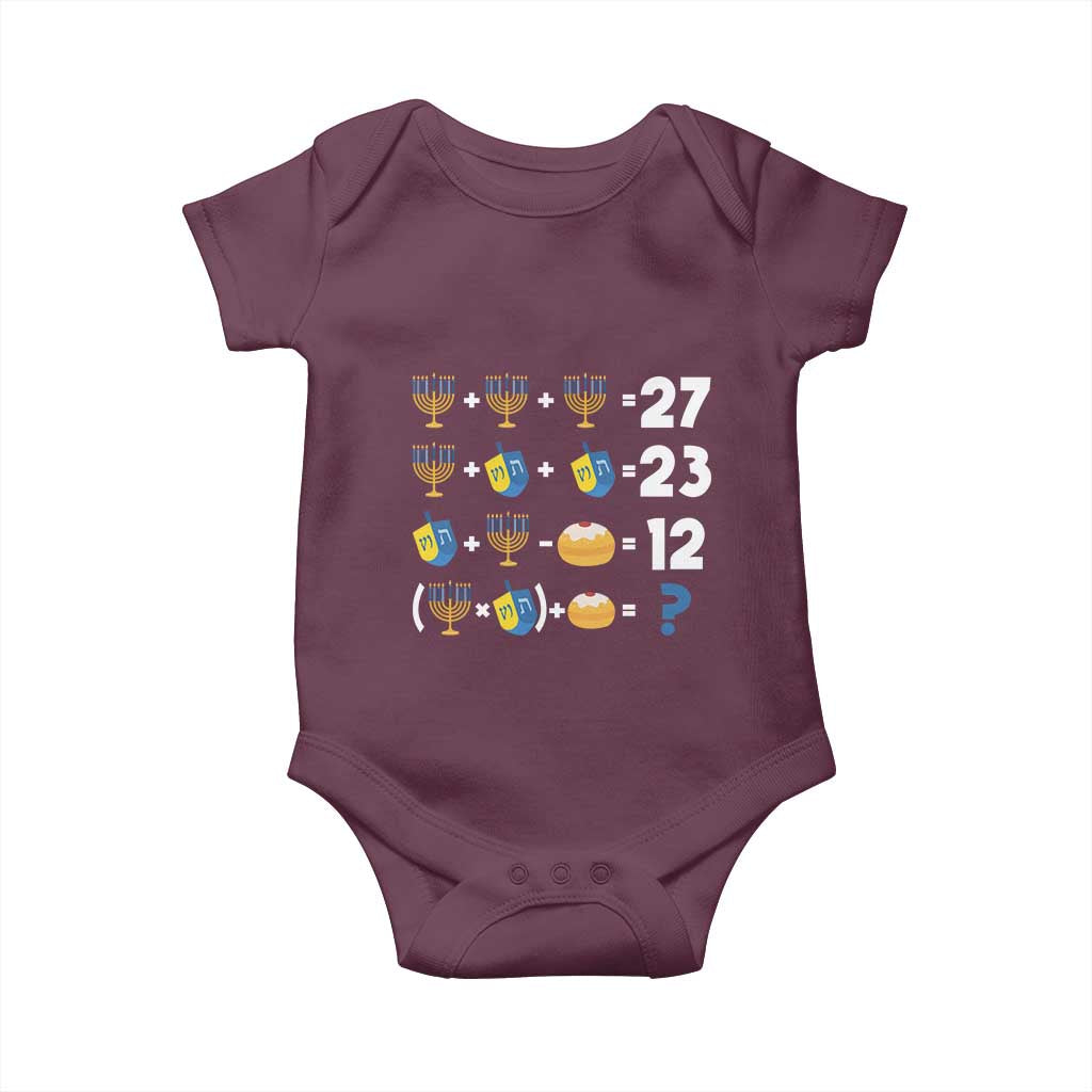 Funny Hanukkah 67 Math Baby Onesie Teacher Chanukah Six Seven Meme - Wonder Print Shop