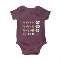 Funny Hanukkah 67 Math Baby Onesie Teacher Chanukah Six Seven Meme - Wonder Print Shop