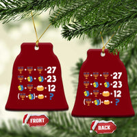Funny Hanukkah 67 Math Ceramic Ornament Teacher Chanukah Six Seven Meme - Wonder Print Shop