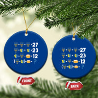 Funny Hanukkah 67 Math Ceramic Ornament Teacher Chanukah Six Seven Meme - Wonder Print Shop