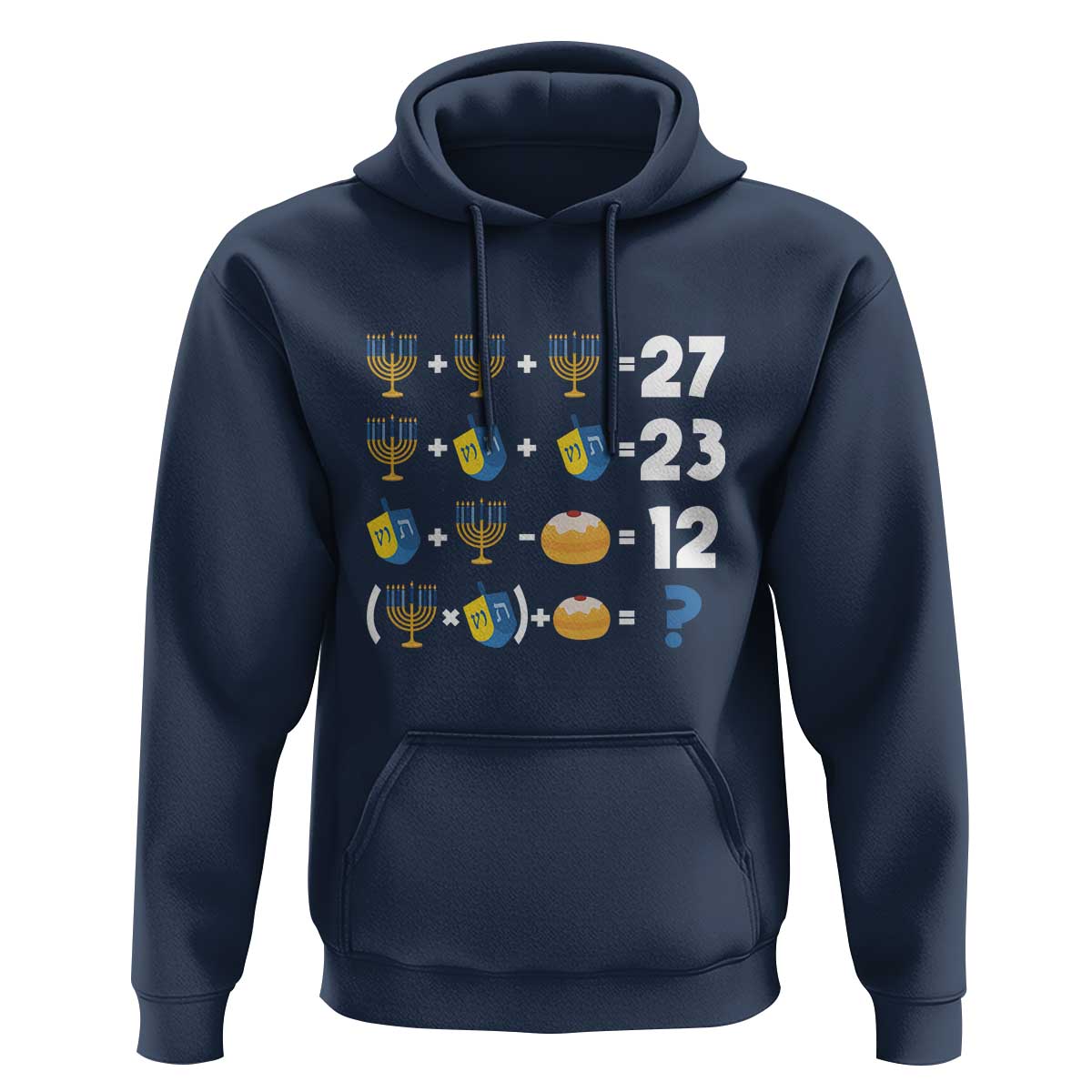 Funny Hanukkah 67 Math Hoodie Teacher Chanukah Six Seven Meme - Wonder Print Shop