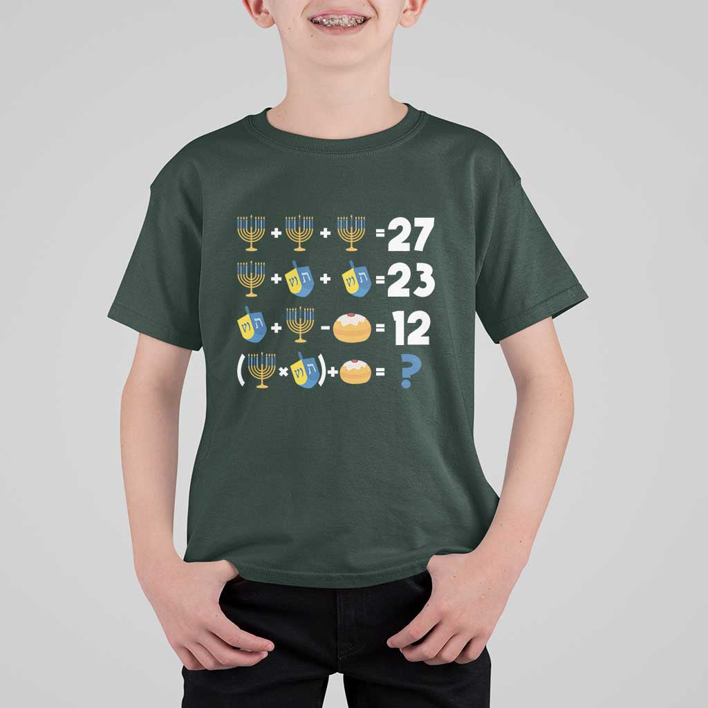 Funny Hanukkah 67 Math T Shirt For Kid Teacher Chanukah Six Seven Meme - Wonder Print Shop