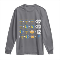 Funny Hanukkah 67 Math Long Sleeve Shirt Teacher Chanukah Six Seven Meme - Wonder Print Shop