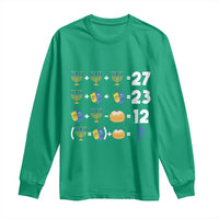 Funny Hanukkah 67 Math Long Sleeve Shirt Teacher Chanukah Six Seven Meme - Wonder Print Shop
