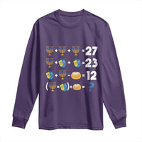 Funny Hanukkah 67 Math Long Sleeve Shirt Teacher Chanukah Six Seven Meme - Wonder Print Shop