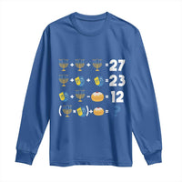 Funny Hanukkah 67 Math Long Sleeve Shirt Teacher Chanukah Six Seven Meme - Wonder Print Shop