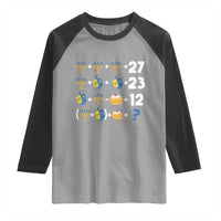Funny Hanukkah 67 Math Raglan Shirt Teacher Chanukah Six Seven Meme - Wonder Print Shop