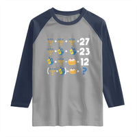 Funny Hanukkah 67 Math Raglan Shirt Teacher Chanukah Six Seven Meme - Wonder Print Shop