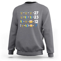 Funny Hanukkah 67 Math Sweatshirt Teacher Chanukah Six Seven Meme - Wonder Print Shop