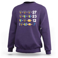 Funny Hanukkah 67 Math Sweatshirt Teacher Chanukah Six Seven Meme - Wonder Print Shop