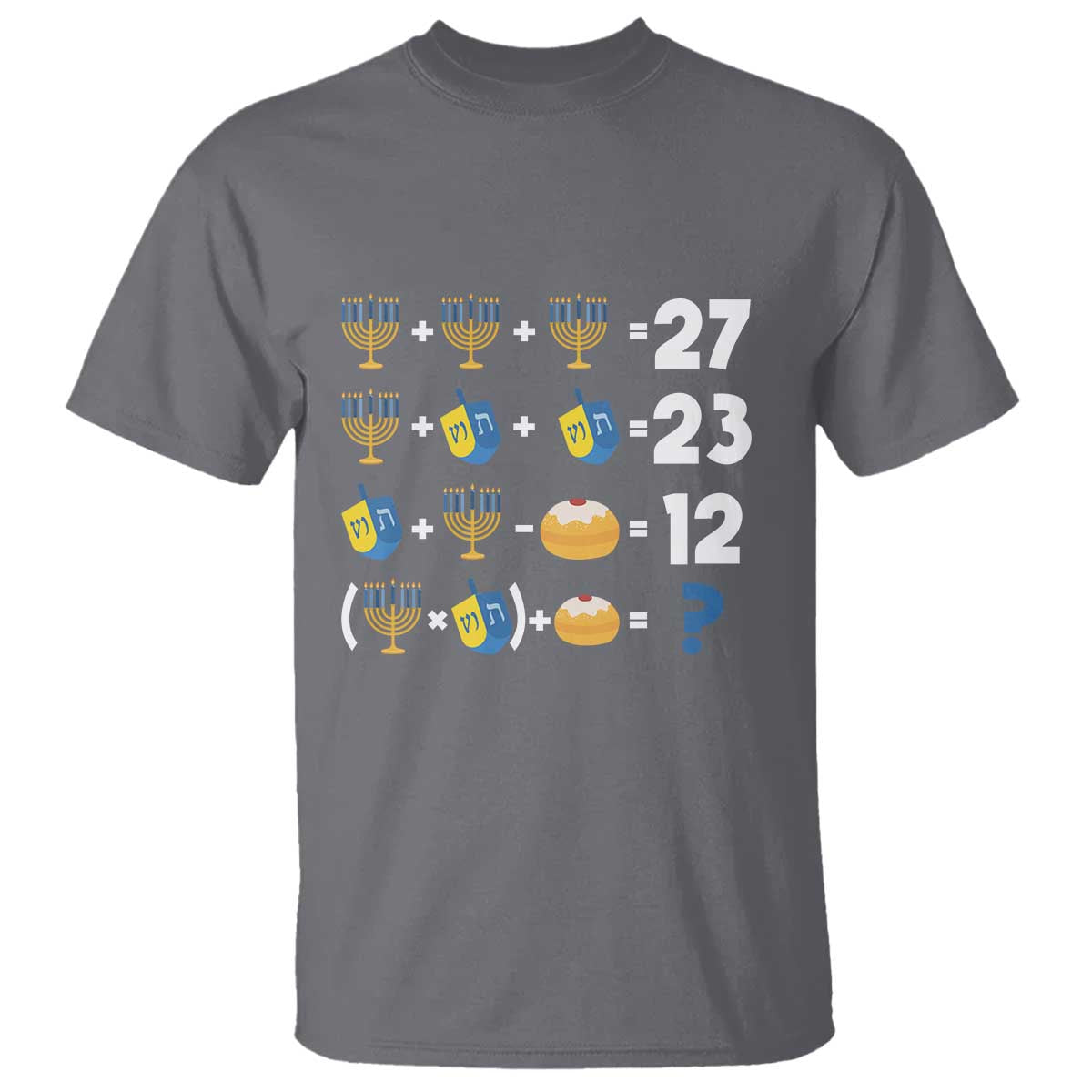 Funny Hanukkah 67 Math T Shirt Teacher Chanukah Six Seven Meme - Wonder Print Shop