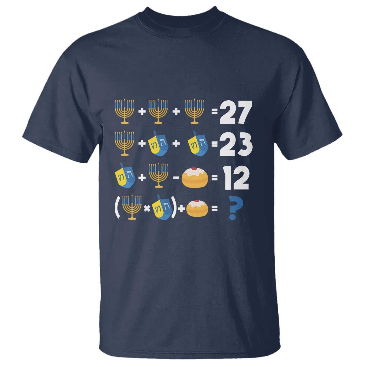Funny Hanukkah 67 Math T Shirt Teacher Chanukah Six Seven Meme - Wonder Print Shop