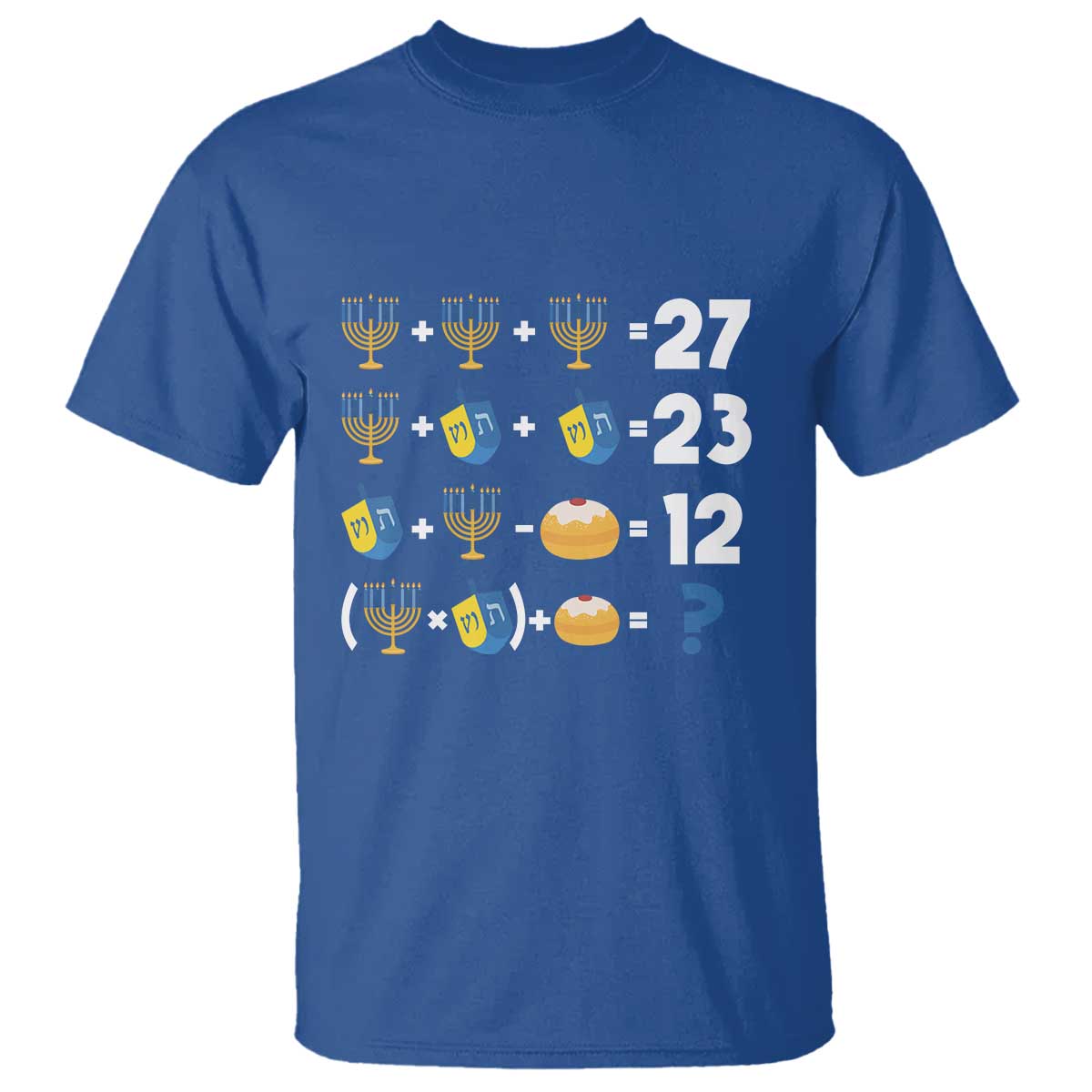 Funny Hanukkah 67 Math T Shirt Teacher Chanukah Six Seven Meme - Wonder Print Shop