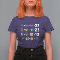 Funny Hanukkah 67 Math T Shirt For Women Teacher Chanukah Six Seven Meme - Wonder Print Shop