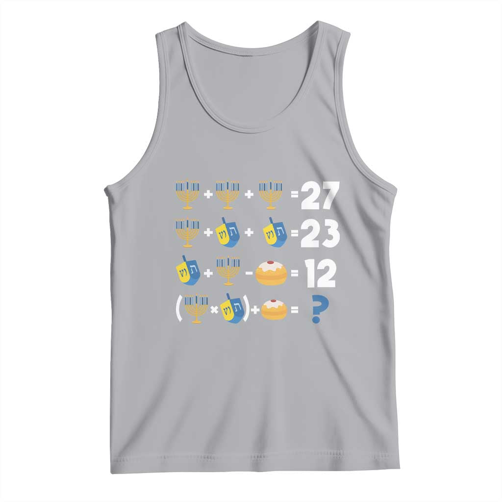 Funny Hanukkah 67 Math Tank Top Teacher Chanukah Six Seven Meme - Wonder Print Shop