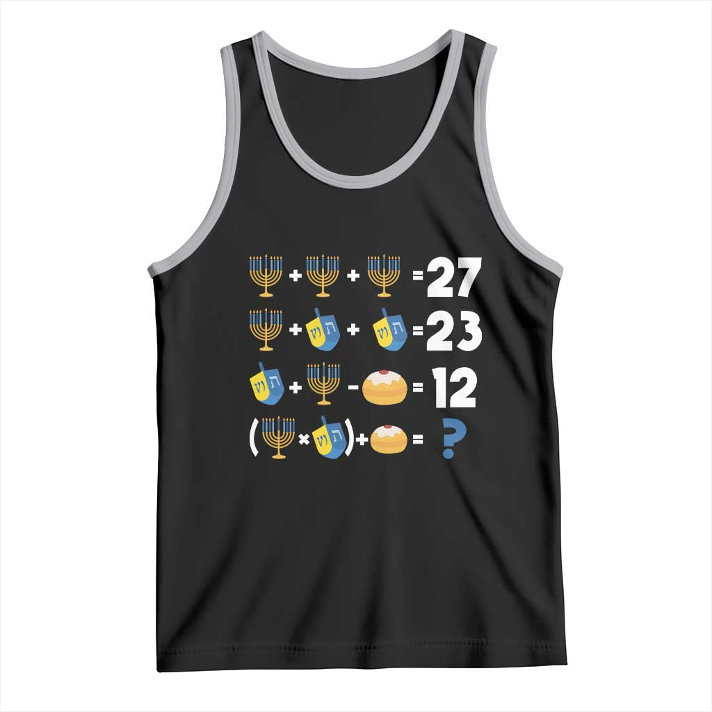 Funny Hanukkah 67 Math Tank Top Teacher Chanukah Six Seven Meme - Wonder Print Shop