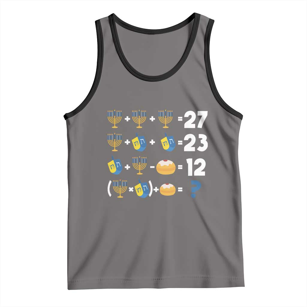 Funny Hanukkah 67 Math Tank Top Teacher Chanukah Six Seven Meme - Wonder Print Shop