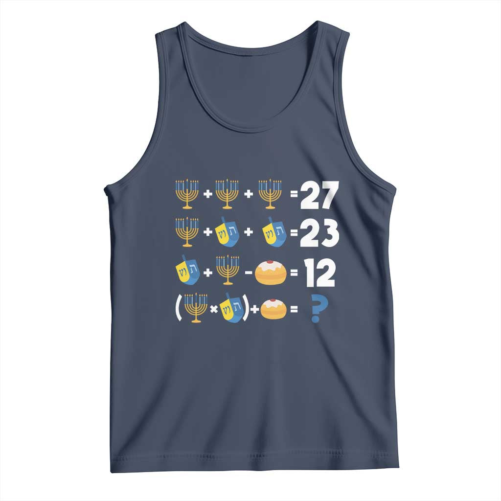 Funny Hanukkah 67 Math Tank Top Teacher Chanukah Six Seven Meme - Wonder Print Shop