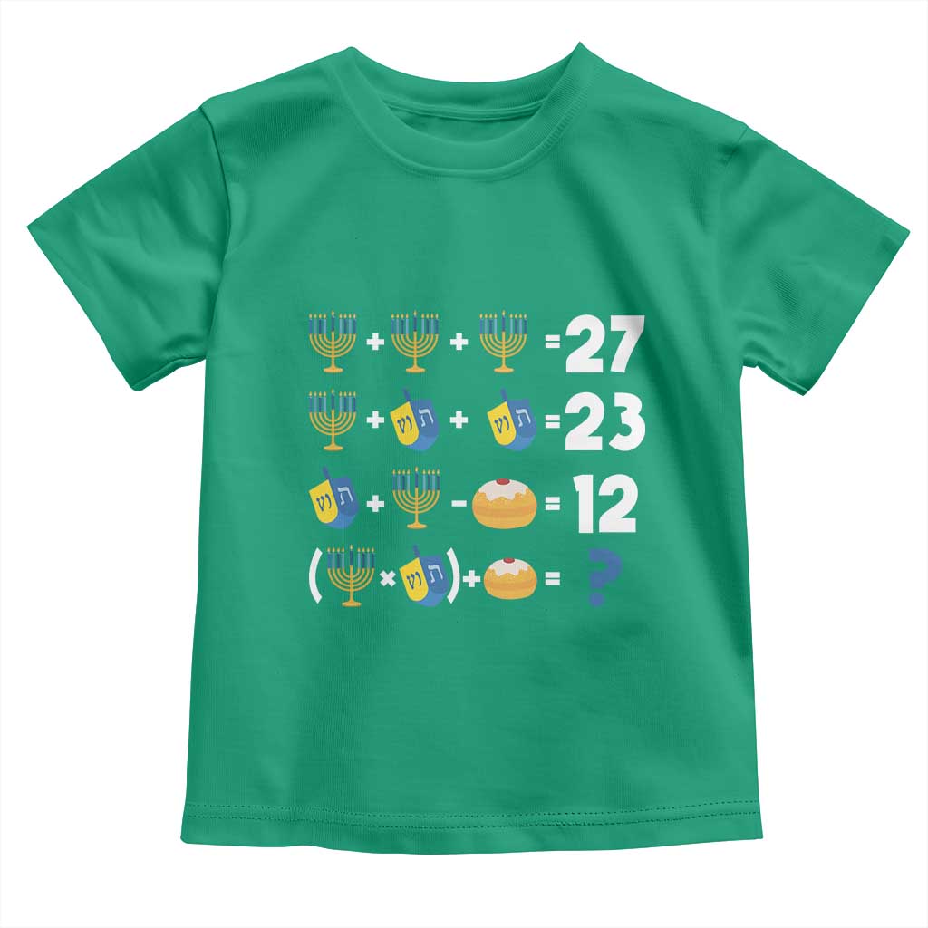Funny Hanukkah 67 Math Toddler T Shirt Teacher Chanukah Six Seven Meme - Wonder Print Shop
