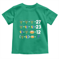 Funny Hanukkah 67 Math Toddler T Shirt Teacher Chanukah Six Seven Meme - Wonder Print Shop