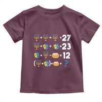 Funny Hanukkah 67 Math Toddler T Shirt Teacher Chanukah Six Seven Meme - Wonder Print Shop