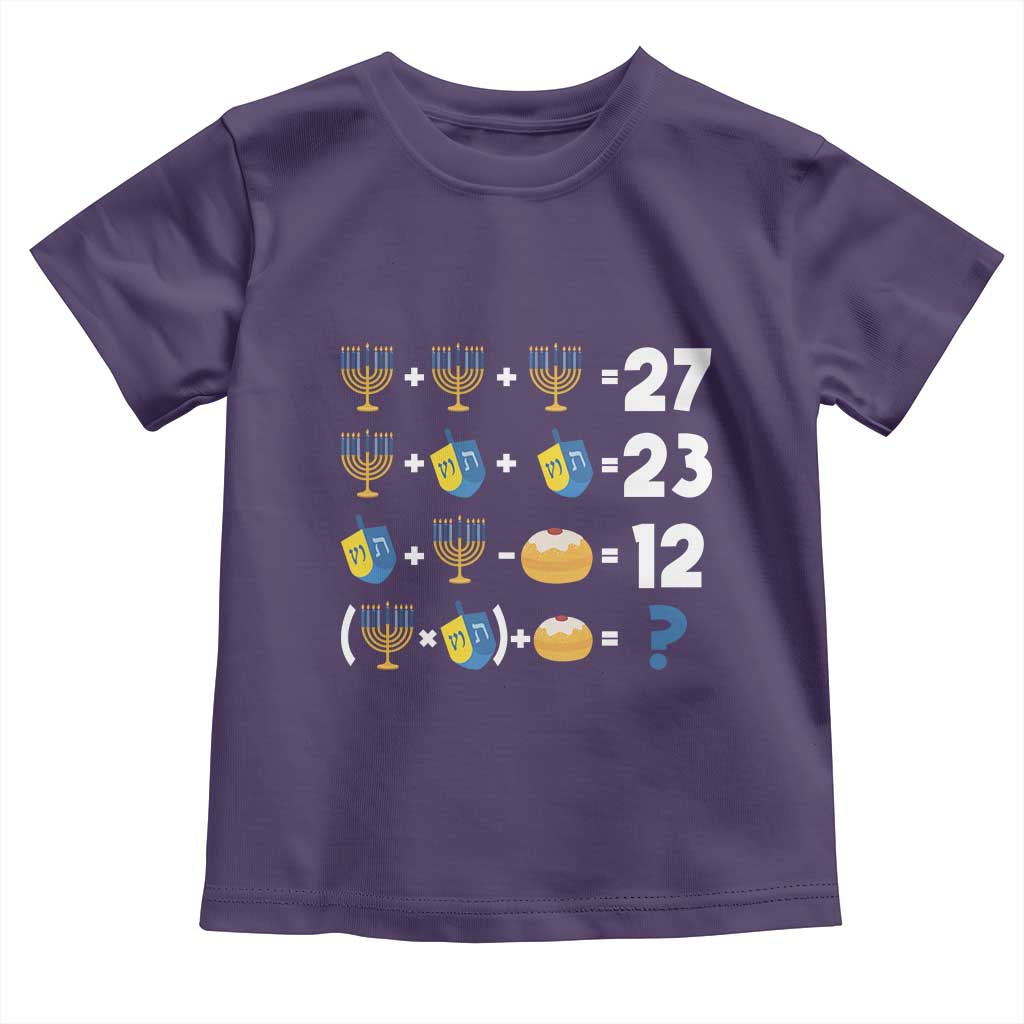 Funny Hanukkah 67 Math Toddler T Shirt Teacher Chanukah Six Seven Meme - Wonder Print Shop