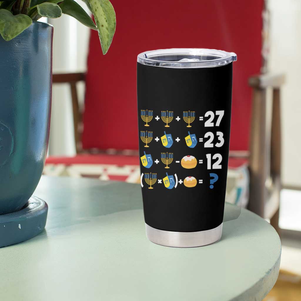 Funny Hanukkah 67 Math Tumbler Cup Teacher Chanukah Six Seven Meme - Wonder Print Shop