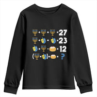 Funny Hanukkah 67 Math Youth Sweatshirt Teacher Chanukah Six Seven Meme - Wonder Print Shop