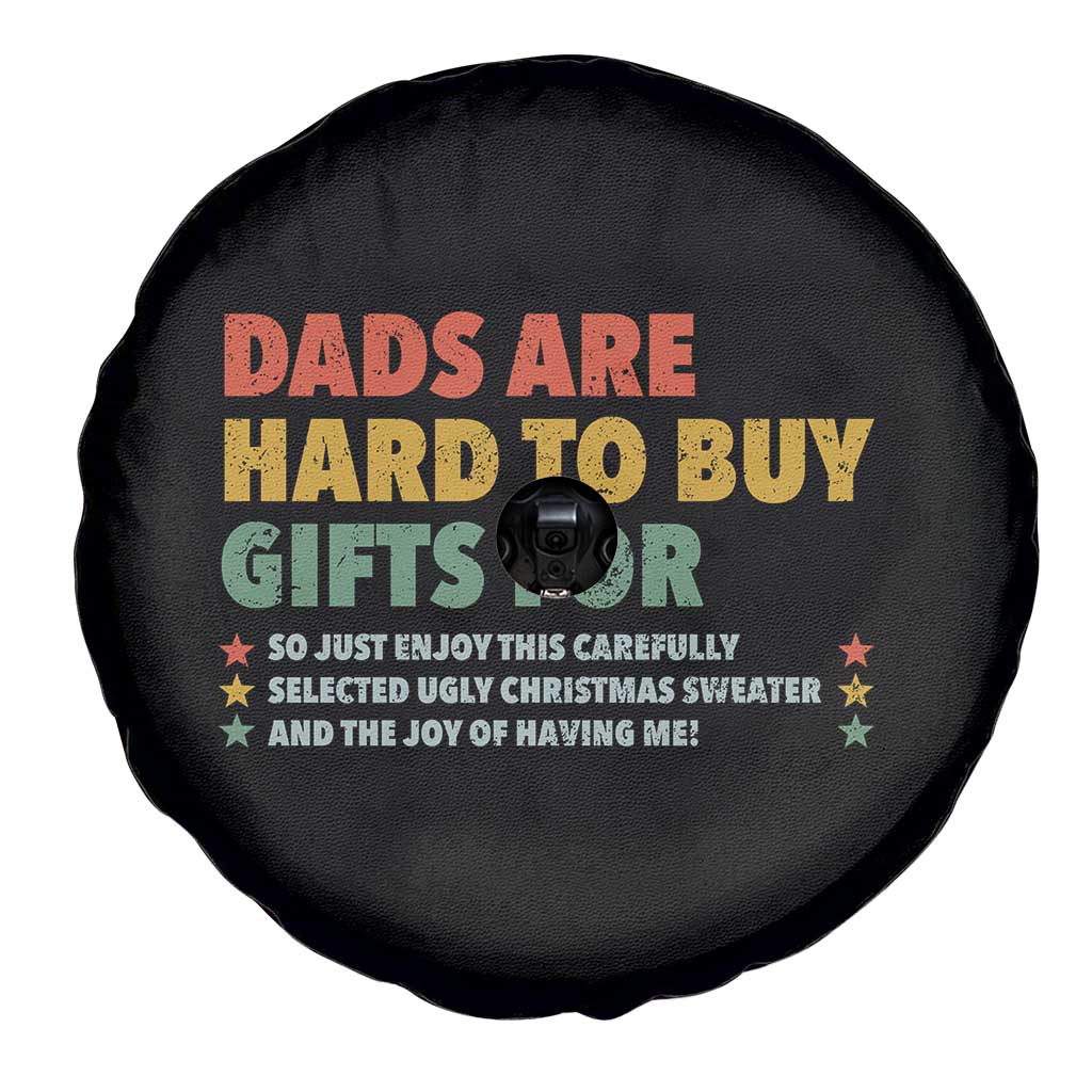 Dads Are Hard To Buy Gifts For Christmas Spare Tire Cover Funny Father's Day Ugly Xmas - Wonder Print Shop