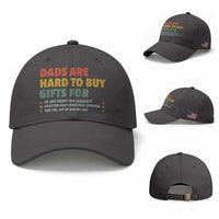 Dads Are Hard To Buy Gifts For Christmas Baseball Cap Funny Father's Day Ugly Xmas