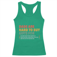 Dads Are Hard To Buy Gifts For Christmas Racerback Tank Top Funny Father's Day Ugly Xmas - Wonder Print Shop