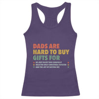 Dads Are Hard To Buy Gifts For Christmas Racerback Tank Top Funny Father's Day Ugly Xmas - Wonder Print Shop