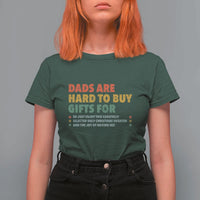 Dads Are Hard To Buy Gifts For Christmas T Shirt For Women Funny Father's Day Ugly Xmas - Wonder Print Shop